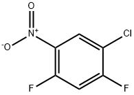 1-氯-2,4-二氟-5-硝基苯 结构式