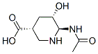 3-Piperidinecarboxylicacid,6-(acetylamino)-5-hydroxy-,[3R-(3alpha,5alpha,6beta)]-(9CI) 结构式