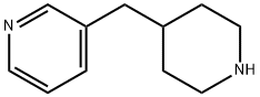 3-(哌啶-4-基甲基)吡啶 结构式