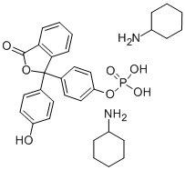 酚酞单磷酸二环己胺盐 结构式