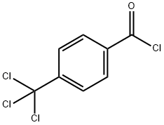 4-(trichloromethyl)benzoyl chloride  结构式