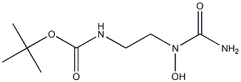 Carbamic acid, [2-[(aminocarbonyl)hydroxyamino]ethyl]-, 1,1-dimethylethyl 结构式