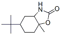 2(3H)-Benzoxazolone,5-(1,1-dimethylethyl)hexahydro-7a-methyl-, 结构式
