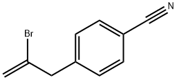 2-BROMO-3-(4-CYANOPHENYL)-1-PROPENE 结构式