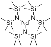 三[N,N-双(三甲基硅烷)胺]钕 结构式