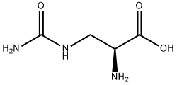 L-脲基丙氨酸 结构式