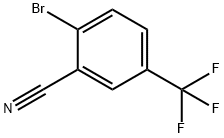 2-溴-5-三氟甲基苯腈 结构式