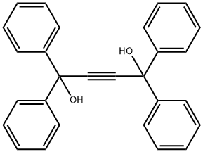 1,1,4,4-四苯基-2-丁炔-1,4-二醇 结构式