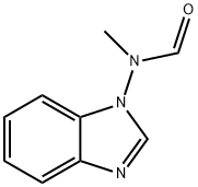 Formamide, N-1H-benzimidazol-1-yl-N-methyl- (9CI) 结构式