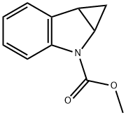 Cycloprop[b]indole-2(1H)-carboxylic  acid,  1a,6b-dihydro-,  methyl  ester 结构式