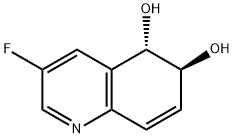 3-fluoro-5,6-dihydroquinoline 5,6-diol 结构式