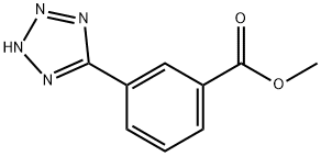 3-(5-四唑基)苯甲酸甲酯 结构式