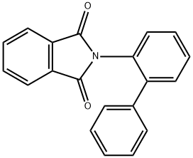 N-(2-Biphenylyl)phthalic acid imide 结构式
