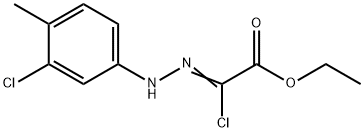 ETHYL 2-CHLORO-2-[2-(3-CHLORO-4-METHYLPHENYL)-HYDRAZONO]ACETATE 结构式