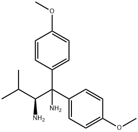 (S)-1,1-Bis(4-methoxyphenyl)-3-methylbutane-1,2-diamine