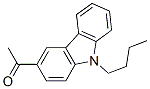 9-正丁基-3-乙酰基咔唑 结构式