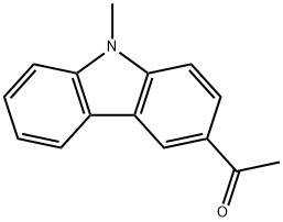 1-(9-Methyl-9H-carbazol-3-yl)-ethanone 结构式