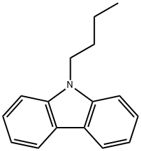 N-正丁基咔唑 结构式