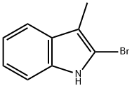 2-溴-3-甲基-1H-吲哚 结构式