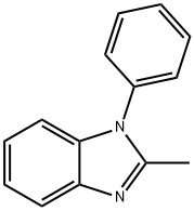2-甲基-1-苯基苯并咪唑 结构式