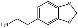 3,4-亚甲二氧苯乙胺 结构式