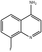 8-氟喹啉-4-胺 结构式