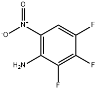 2,3,4-三氟-6-硝基苯胺 结构式