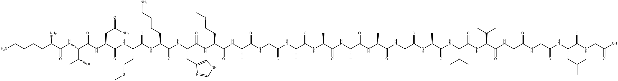 PRION PROTEIN (106-126) (HUMAN) 结构式