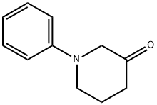 1-苯基哌啶-3-酮 结构式