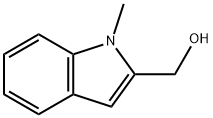 1-甲基吲哚-2-甲醇 结构式