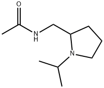 Acetamide,  N-[[1-(1-methylethyl)-2-pyrrolidinyl]methyl]- 结构式