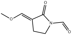 1-Pyrrolidinecarboxaldehyde, 3-(methoxymethylene)-2-oxo-, (E)- (9CI) 结构式