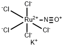 五氯亚硝酰基钌(II)酸钾 结构式