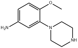 1-(5-AMINO-2-METHOXYPHENYL)PIPERAZINE 结构式