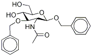 1,3-O-Dibenzyl-N-acetyl-β-D-glucosaMine 结构式