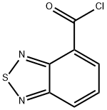 2,1,3-苯并噻唑E-4-羰基氯 结构式