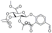 4-ForMyl-2-nitrophenyl β-D-Glucopyranosiduronic Acid Methyl Ester 2,3,4-Triacetate 结构式