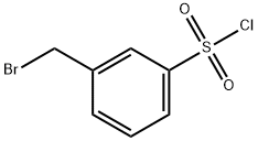 3-(溴甲基)苯磺酰氯 结构式