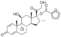 21-羟基 去氯糠酸莫米松(杂质) 结构式