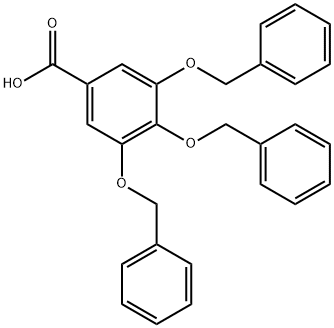 3,4,5-三苄氧基苯甲酸 结构式