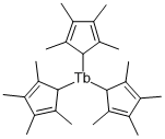 三(四甲基环戊基)铽 结构式