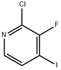 2-氯-3-氟-4-碘吡啶 结构式