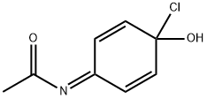 Acetamide,  N-(4-chloro-4-hydroxy-2,5-cyclohexadien-1-ylidene)- 结构式