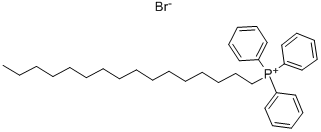 十六烷基三苯基溴化膦 结构式