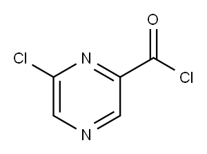 Pyrazinecarbonyl chloride, 6-chloro- (9CI) 结构式
