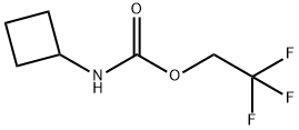 2,2,2-Trifluoroethyl N-cyclobutylcarbamate 结构式