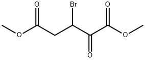 3-溴-2-氧代戊二酸二甲酯 结构式