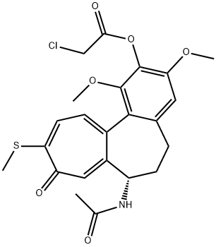 2-chloroacetyl-2-demethylthiocolchicine 结构式