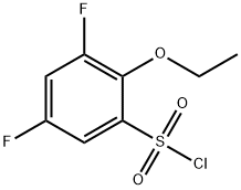 2-Ethoxy-3,5-difluorobenzenesulfonylchloride 结构式