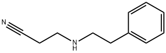 3-(苯乙氨基)丙腈 结构式